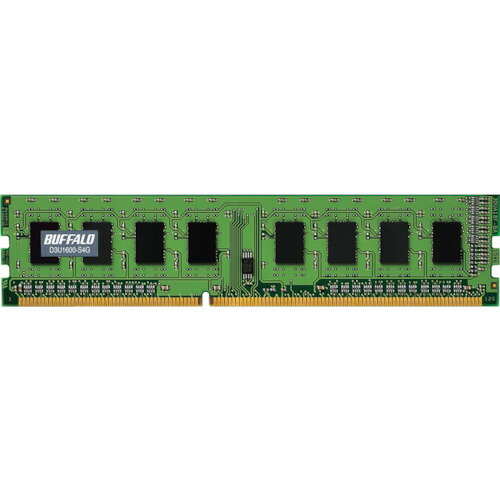 バッファロー（BUFFALO）　ＰＣ３?１２８００（ＤＤＲ３?１６００）対応　２４０Ｐｉｎ用　ＤＤＲ３　ＳＤＲＡＭ　ＤＩＭＭ　４ＧＢ　【品番：D3U1600-S4G】