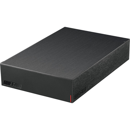 バッファロー（BUFFALO）　ＵＳＢ３．２（Ｇｅｎ．１）対応外付けＨＤＤ　４ＴＢ　ブラック　【品番：HD-LE4U3-BB】