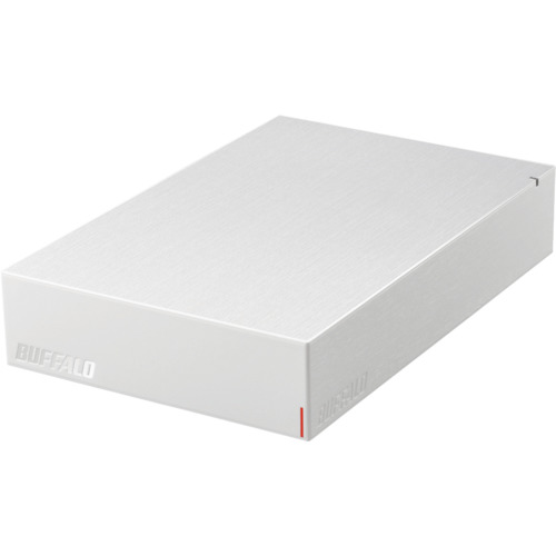 バッファロー（BUFFALO）　ＵＳＢ３．２（Ｇｅｎ．１）対応外付けＨＤＤ　４ＴＢ　ホワイト　【品番：HD-LE4U3-WB】