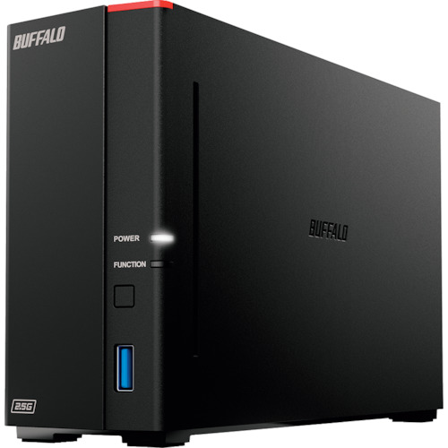 バッファロー（BUFFALO）　リンクステーション　ＳＯＨＯ向け　ＬＳ７１０ＤＮＢ　ネットワークＨＤＤ　１ベイ　１ＴＢ　【品番：LS710DN0101B】