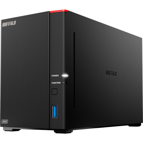 バッファロー（BUFFALO）　リンクステーション　ＳＯＨＯ向け　ＬＳ７２０ＤＮＢ　ネットワークＨＤＤ　２ベイ　２ＴＢ　【品番：LS720DN0202B】