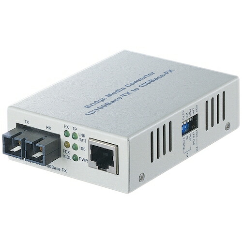 バッファロー（BUFFALO）　光メディアコンバータ　２芯マルチモード　１００ＢＡＳＥ?ＴＸ：１００ＢＡＳＥ?ＦＸ（ＳＣ）　２ｋｍ　【品番：LTR2-TX-MFC2R】