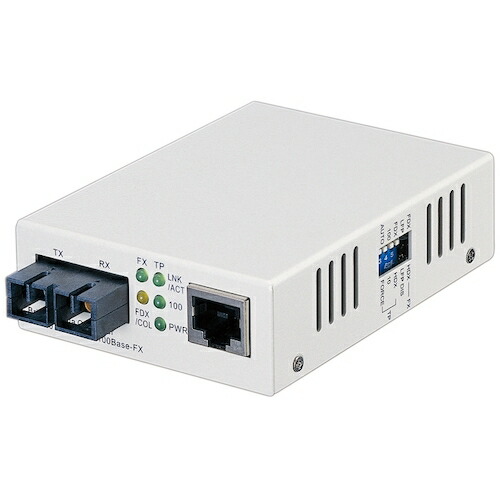 バッファロー（BUFFALO）　光メディアコンバータ　１００ＢＡＳＥ?ＴＸ←→１００ＢＡＳＥ?ＦＸ（ＳＣ）変換　シングルモード５ｋｍ　【品番：LTR2-TX-SFC5R】