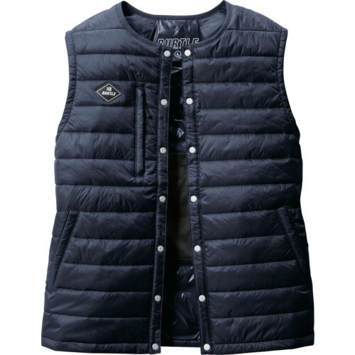 バートル　BURTLE　ダウンベスト３２５４−３−ＸＬネイビー　【品番：3254-3-XL】
