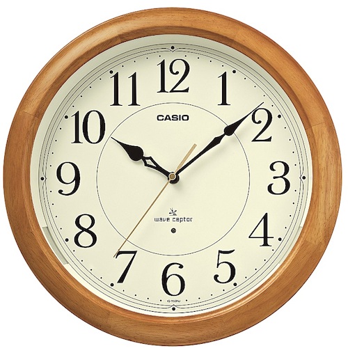 カシオ計算機（CASIO）　カシオ電波掛時計　【品番：IQ-1150NJ-7JF】
