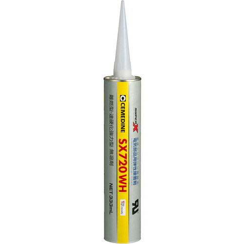 セメダイン　ＳＸ７２０ＷＨ　３３３ｍｌ　（白色・高粘度）　ＡＸ−２１４　【10個】　【品番：AX-214】
