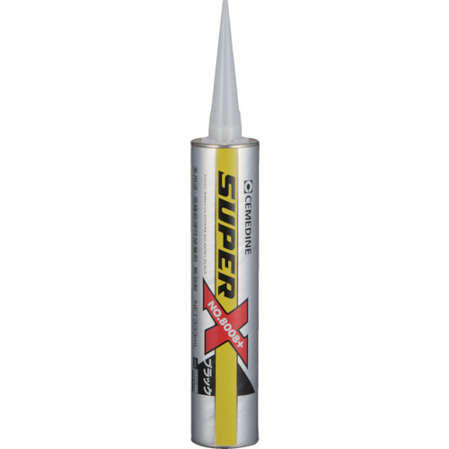 セメダイン　スーパーＸ８００８＋　ブラック　３３３ｍＬ　ＡＸ−２５３　【10個】　【品番：AX-253】