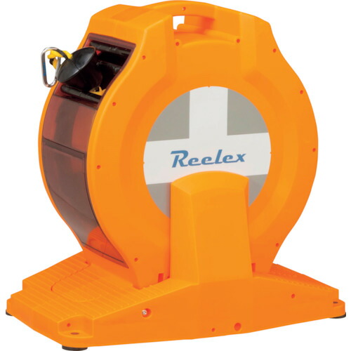 中発販売　Reelex　バリアロープリール　反射トラ　据置きタイプ　【品番：BRR-1220HLP】