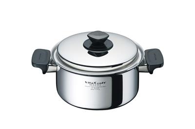 クリナップ　ビタクラフト 両手鍋（19cm/3.0L）　【品番：AD-KZ16R19】