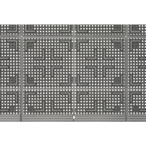 山崎産業（CONDOR）　エバック　屋外用マット　クロスハードマット　＃６　６００ｍｍ×９００ｍｍ　グレー　【品番：F-112-6-GR】_2