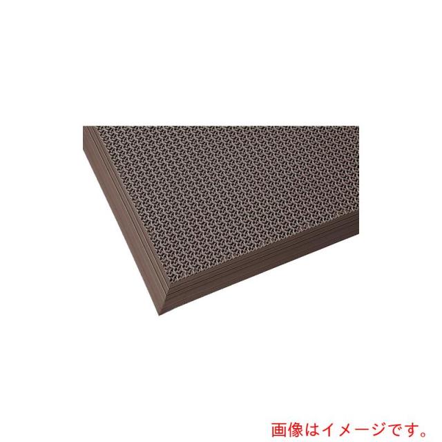 山崎産業（CONDOR）　別注カット品　風除室用マット　ブイステップマット１３　踏込用縁付（１平米あたり）　ブラウン　【品番：F-126-OR-TF-BR】
