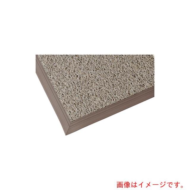 山崎産業（CONDOR）　屋外用細かい泥落し用マット　ロンソフトマット　別注サイズ（踏み込み用縁付）　ベージュ　【品番：F-129-OR-TF-BE】