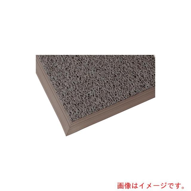 山崎産業（CONDOR）　屋外用細かい泥落し用マット　ロンソフトマット　別注サイズ（踏み込み用縁付）　ブラウン　【品番：F-129-OR-TF-BR】