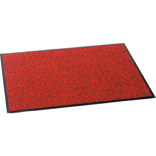 山崎産業（CONDOR）　屋内用ホコリ落し用マット　ロンステップマット＃４０　１５００ｍｍ×２４００ｍｍ　赤黒　【品番：F-1-40-RB】