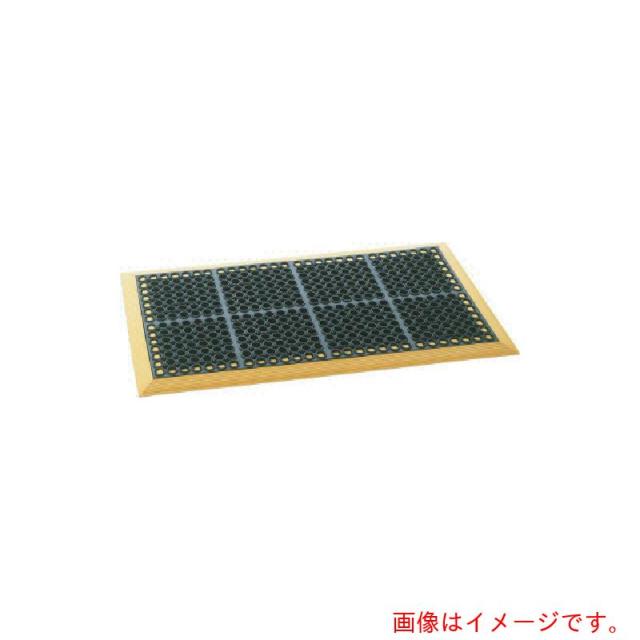 山崎産業（CONDOR）　防滑マット　ケアソフト　セーフステップ　＃６　７１０ｍｍ×１０１０ｍｍ　黒／黄　【品番：F-157-6】