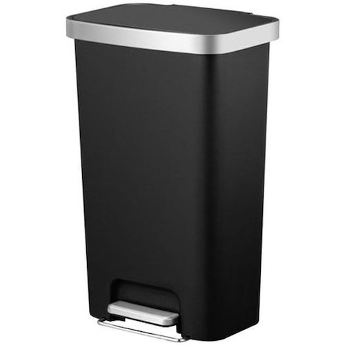 山崎産業（CONDOR）　ダストボックス　ＥＫ　ハナステップ　ブラック　【品番：YD-191L-ID-B】