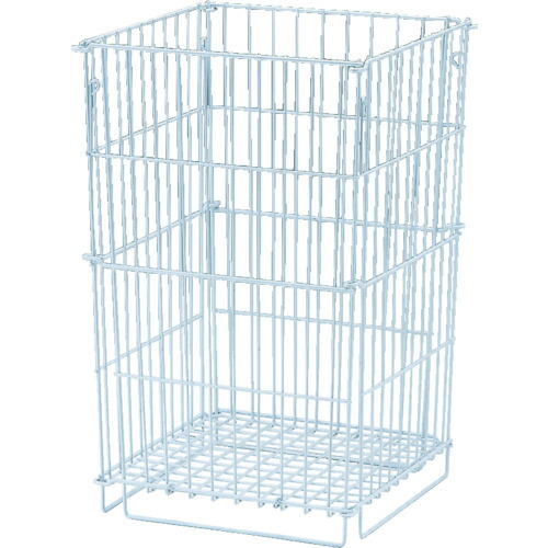 山崎産業（CONDOR）　屋外用ゴミ箱　パークワイヤーネット（折りたたみ式）　８０Ｌ　白　【品番：YD-67L-IJ】