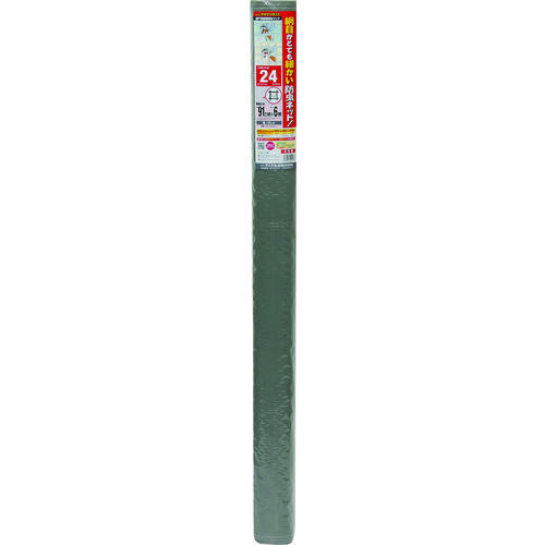 ●イノベックス（Dio）　クラウンネット　２４メッシュ　グレー　９１ｃｍ×６ｍ　【25個】　【品番：124263】