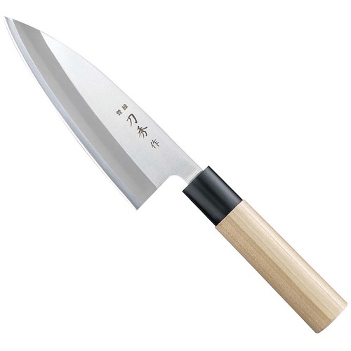 江部松商事　EBM　刀秀作　モリブデンバナジウム鋼　出刃（左用）ＦＣ?３７１　１６．５ｃｍ　【品番：1239580】