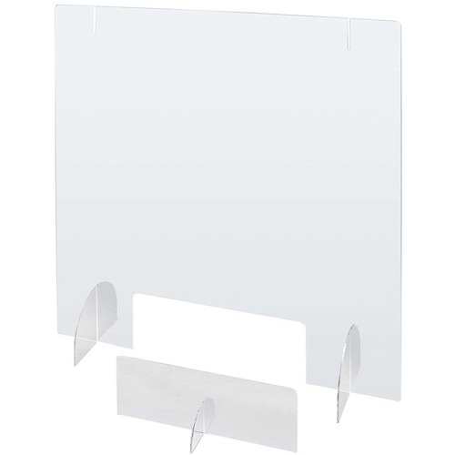 江部松商事　EBM　窓付きアクリルパーティションボード　２Ｗａｙ（蓋付）６００Ｘ６００ｍｍ　ＳＰＢ?３１　【品番：1241660】