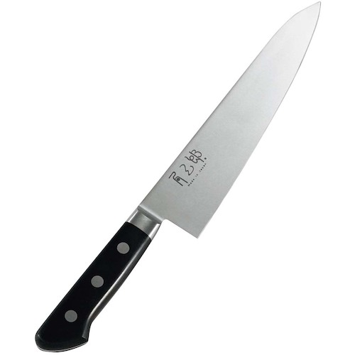 江部松商事　EBM　角三郎　ハイカーボン１０Ａ　ツバ付パッカー柄　牛刀　２７ｃｍ　【品番：1251930】