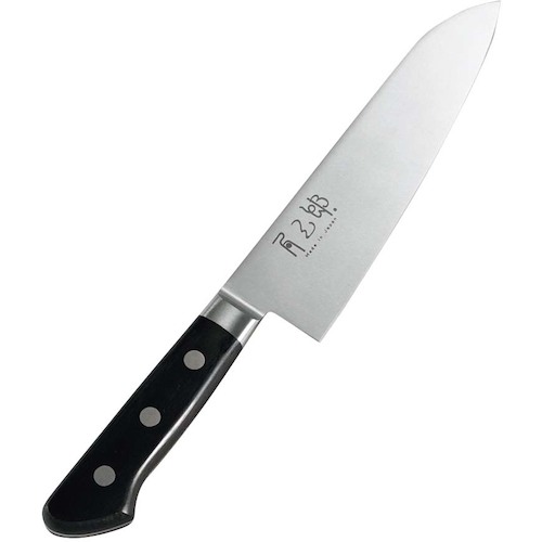 江部松商事　EBM　角三郎　ハイカーボン１０Ａ　ツバ付パッカー柄　三徳　１８ｃｍ　【品番：1251980】