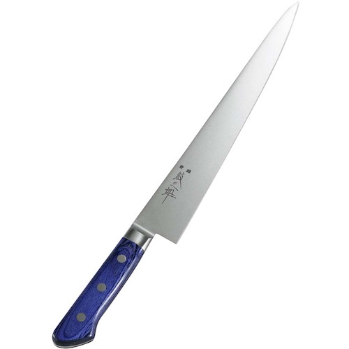 江部松商事　EBM　紋三郎　モリブデン鋼　ツバ付　青合板　筋引　２４ｃｍ　【品番：1290850】
