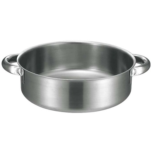 江部松商事　EBM　Ｋ　１９?０　ＩＨ対応　外輪鍋（目盛付）２４ｃｍ（蓋無）　【品番：2693600】