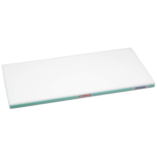 江部松商事　EBM　抗菌かるがるまな板　ＳＤＫ　５００×２５０×２０　ホワイト／緑線　【品番：4065313】