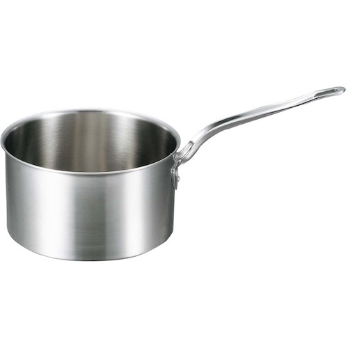 江部松商事　EBM　ビストロ　三層クラッド　深型片手鍋　１５ｃｍ　蓋無　【品番：4145000】