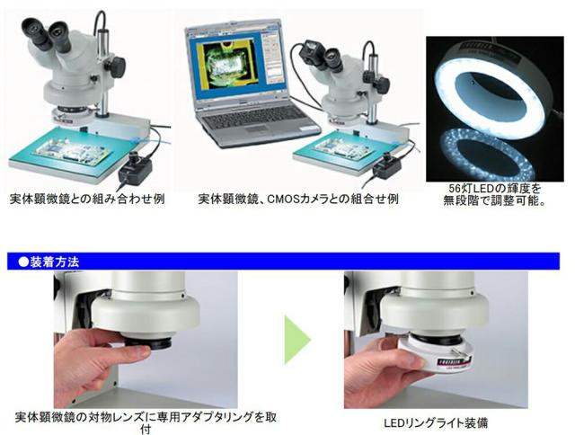 エンジニア　LEDリングライト（実体顕微鏡用）　【品番：SL-77】_2