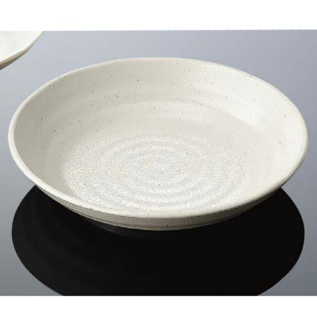 エンテック　D258KOH 丸深皿 23cm 粉引　【品番：D258KOH】