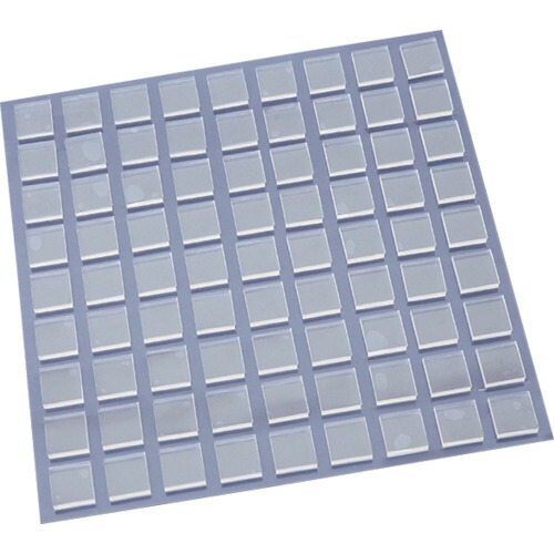 エクシール　EXSEAL　耐震ゲル　転倒防止シート　ゲルタック　お徳用　２０×２０×５ｍｍ（角型）　【品番：GT01-22021】