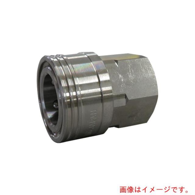 フローバル　ＦＬＯＢＡＬ　両路開放型クイックカップリング　ＴＳ−８ＳＦ（ＳＵＳ３０４）　【品番：TS-8SF(SUS304)】