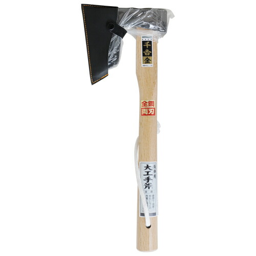 藤原産業　千吉　金 仮枠用大工手斧　【品番：4977292603713】_1