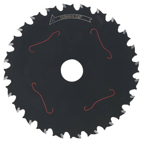 【メール便対応】藤原産業 セフティー3 草刈用チップソーフッ素 消音 158MMX24P 【品番:4977292644921】