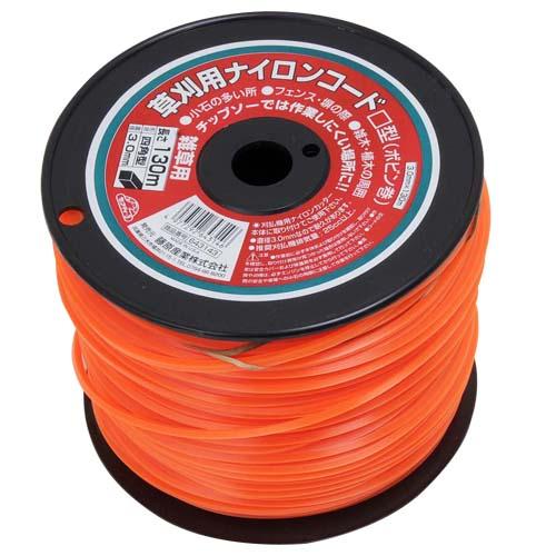 藤原産業　セフティー3　ナイロンコード□型 ボビン巻 3.0MMX130M　【品番：4977292643146】 9,350円