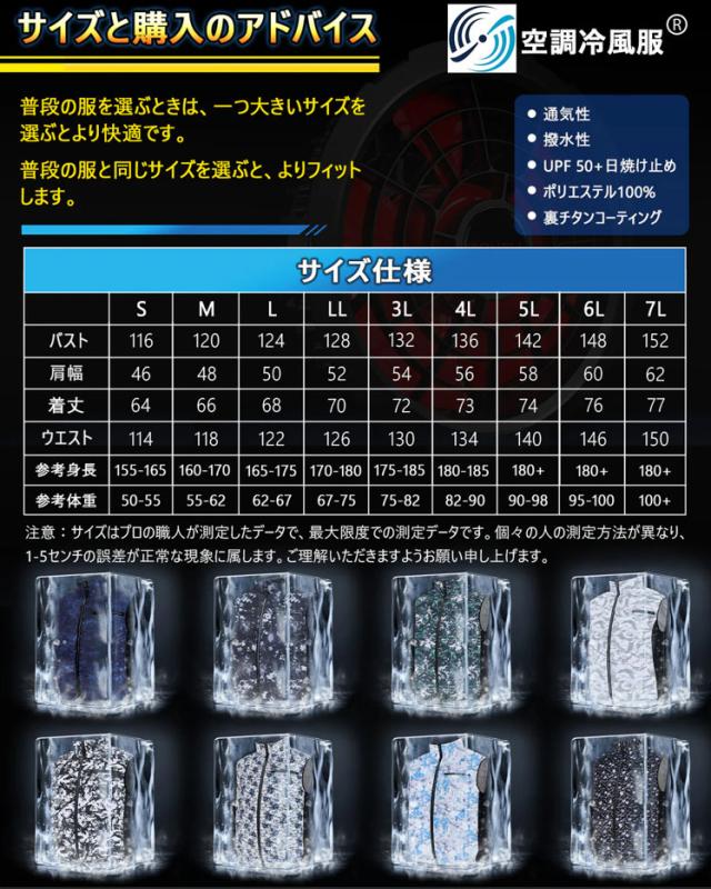 【在庫処分】G.B.Z　空調冷風服 COVELL　空調服セット（ベストタイプ＋ファンバッテリーセット32V） Mサイズ　水色迷彩　【品番：P002-B1-M32】_9
