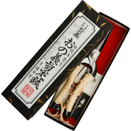 玉鳥産業　みきかじや村　芽切鋏　双刃型両刃芽切鋏　８インチ　金止本革巻　【品番：TS062】 9,499円