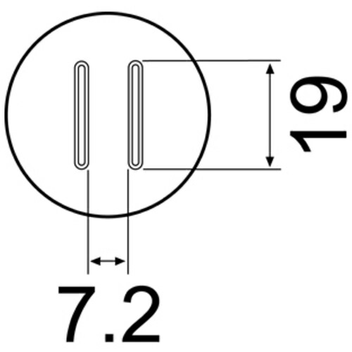 白光　ノズル　ＳＯＰ　７．５ｍｍＸ１８ｍｍ　【品番：A1134】
