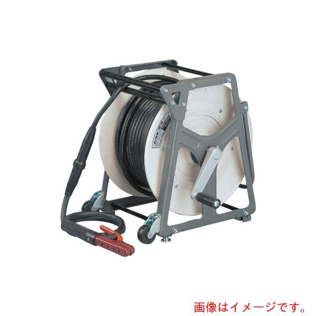 ハタヤリミテッド　ハタヤ　溶接ケーブルリール　３０ｍ　ＨＪ?３３８Ｒホルダーセット、キャスター付　【品番：EDR-3022】