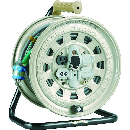 ハタヤリミテッド　ハタヤ　サンタイガーリール　単相１００Ｖアース付　３０ｍ　【品番：GT-301KX】