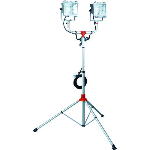 ハタヤリミテッド　ハタヤ　防雨型スタンド付ハロゲンライト　５００Ｗ×２灯　１００Ｖ電線５ｍ　【品番：PHCX-505N】