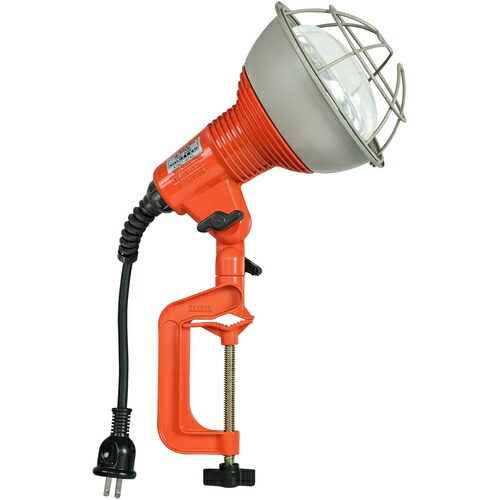 ハタヤリミテッド　ハタヤ　防雨型作業灯　リフレクターランプ２００Ｗ　１００Ｖ電線０．３ｍ　バイス付　【品番：RG-200】