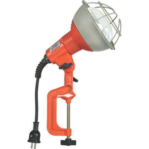 ハタヤリミテッド　ハタヤ　防雨型作業灯　リフレクターランプ２００Ｗ　１００Ｖ電線５ｍ　バイス付　【品番：RG-205】