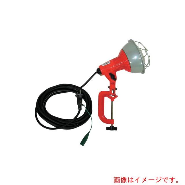 ハタヤリミテッド　ハタヤ　防雨型作業灯　リフレクターランプ２００Ｗ　１００Ｖ接地付１０ｍ　バイス付　【品番：RG-210K】