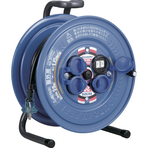 ハタヤリミテッド　ハタヤ　防雨型コードリール　サンデーレインボーリール　単相１００Ｖ　２０ｍ　【品番：SS-20】 11,715円