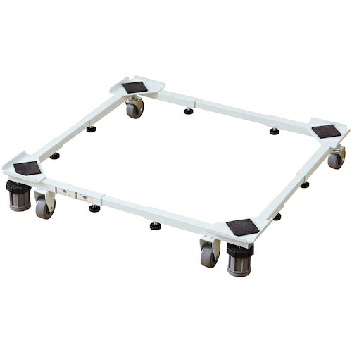 平安伸銅工業　角パイプ洗濯機台　幅　４８−７８ｃｍ　耐荷重　１５０ｋｇ　【4個】　【品番：DSW-151】