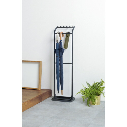 平安伸銅工業　アンブレラハンガー　マットブラック　幅　３０ｃｍ　耐荷重　３ｋｇ　【8個】　【品番：H-3B】_1