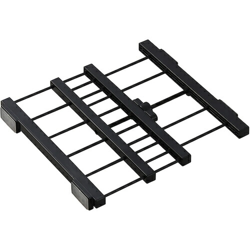 平安伸銅工業　突っ張りすき間棚　Ｗ‐Ｌ　　ブラック　幅　１９−２８ｃｍ　耐荷重　２ｋｇ　【20個】　【品番：SMR-23B】